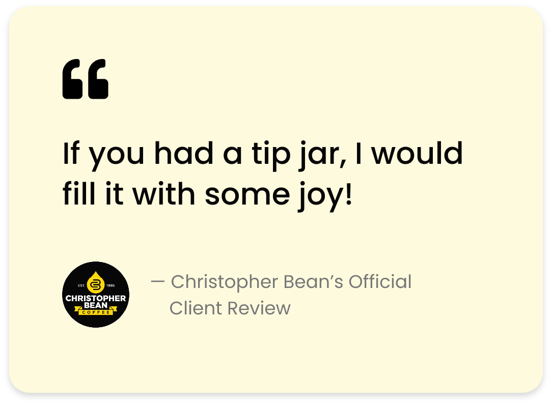 Christopher Bean's Client Review