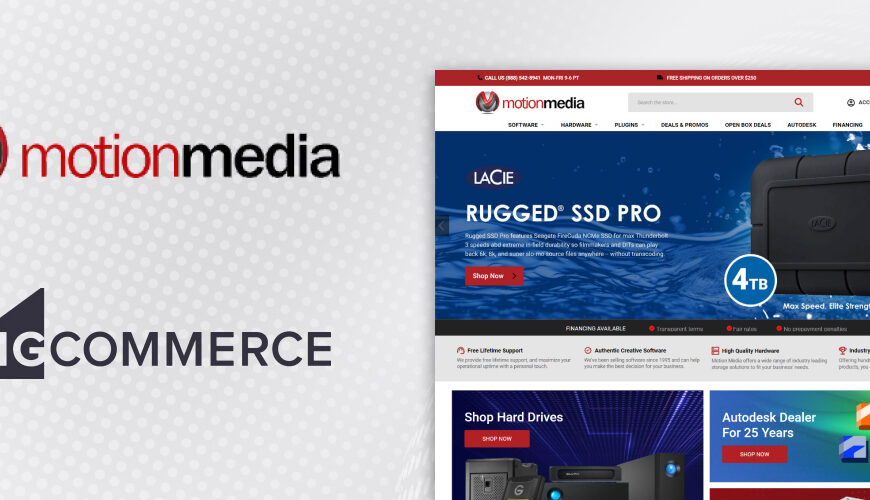 Motion Media Launches Redesigned BigCommerce Web Pages and Transactional Email Templates