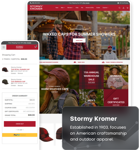 stormy kromer website