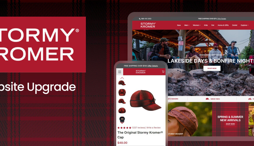 Stormy Kromer Enhanced BigCommerce Store Design and UX