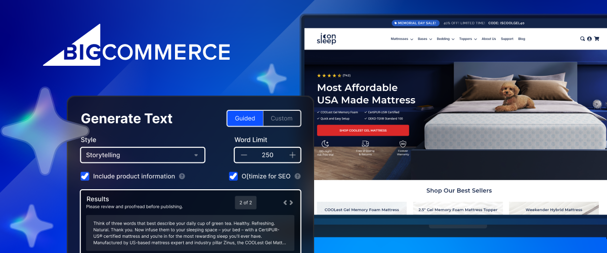 Boost Shopper Attraction and Conversion with BigCommerce BigAI