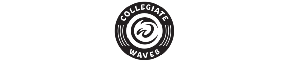 collegiate wave grayscale logo