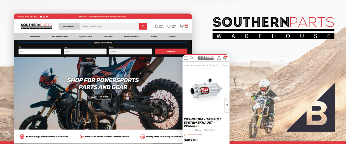 Southern Parts Warehouse Unveils Their Innovative BigCommerce Store Design