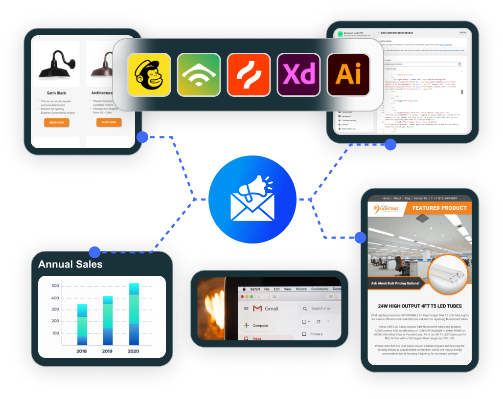 email marketing services mobile banner