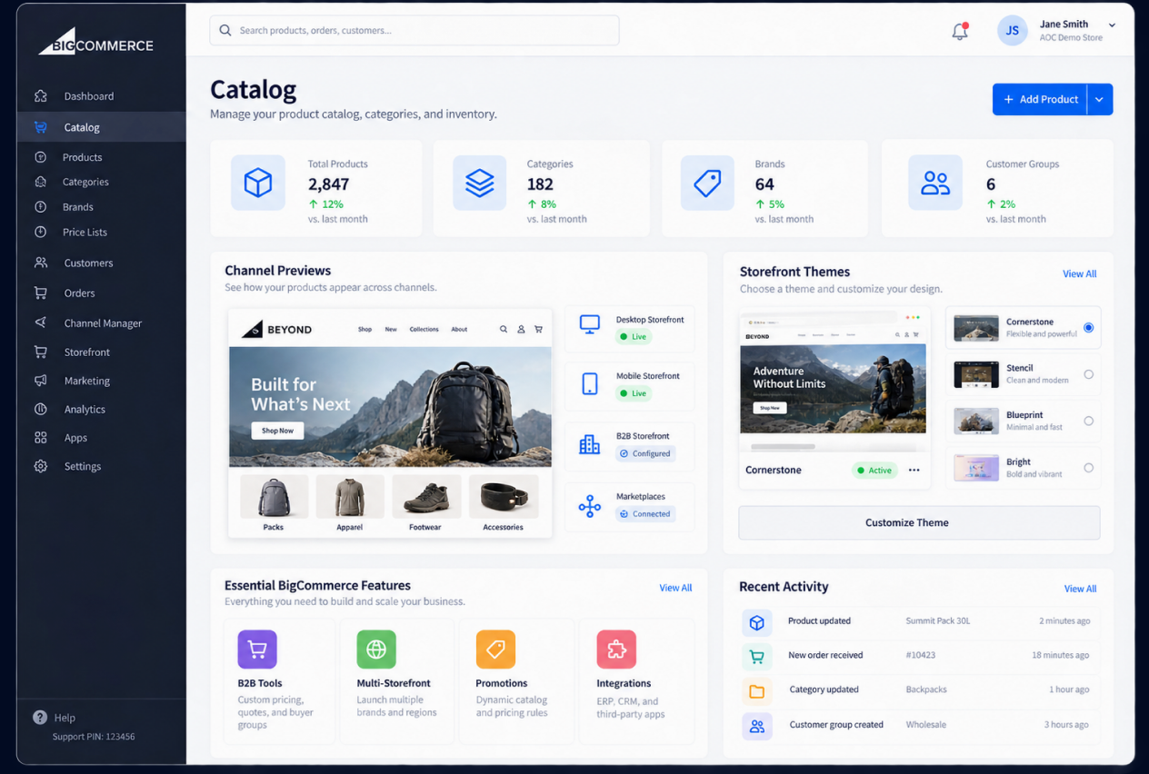 BigCommerce migration planning illustration