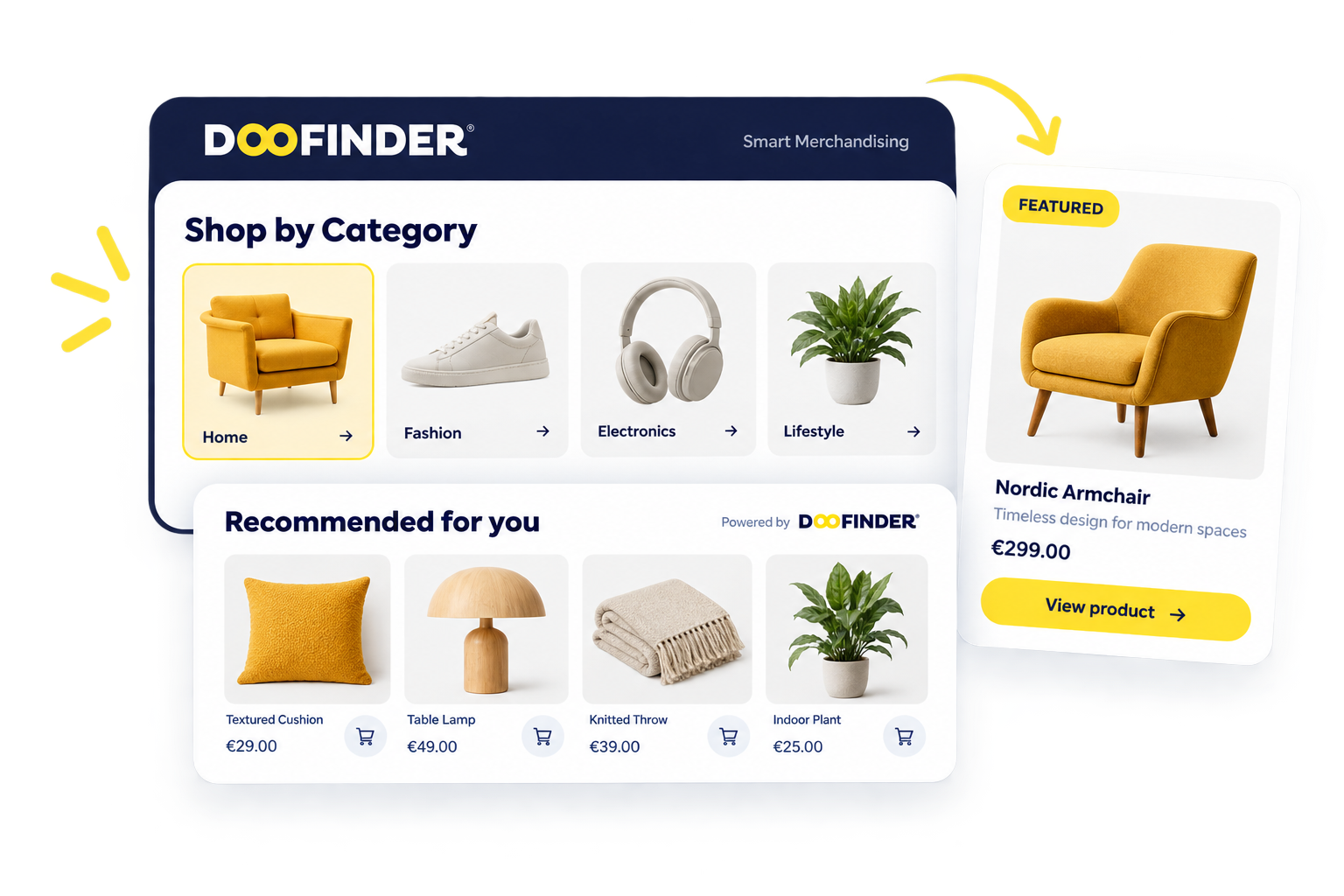 Doofinder discovery illustration