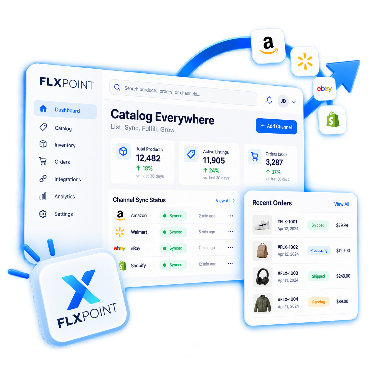 Flxpoint supported work illustration