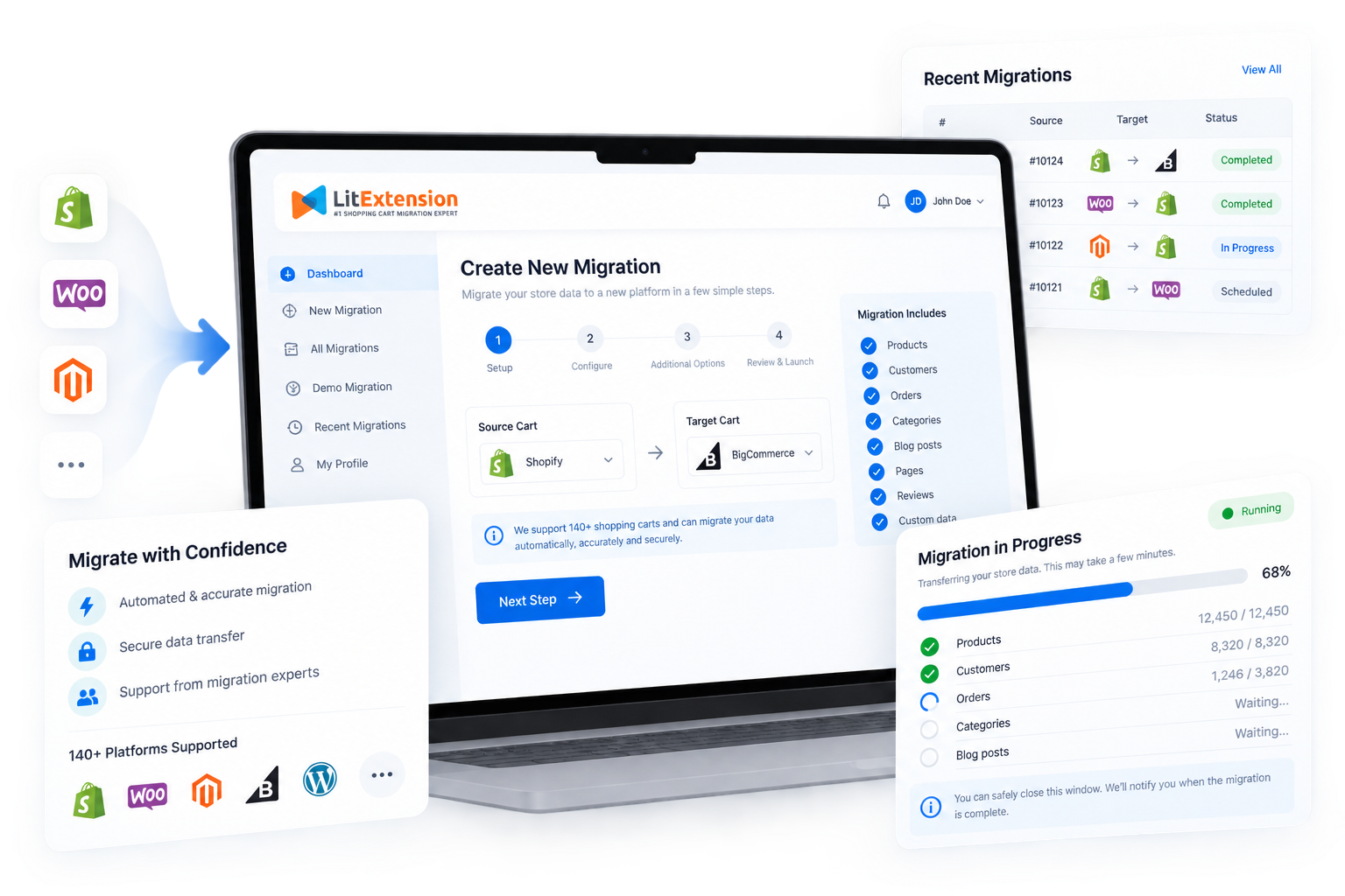 LitExtension hero illustration