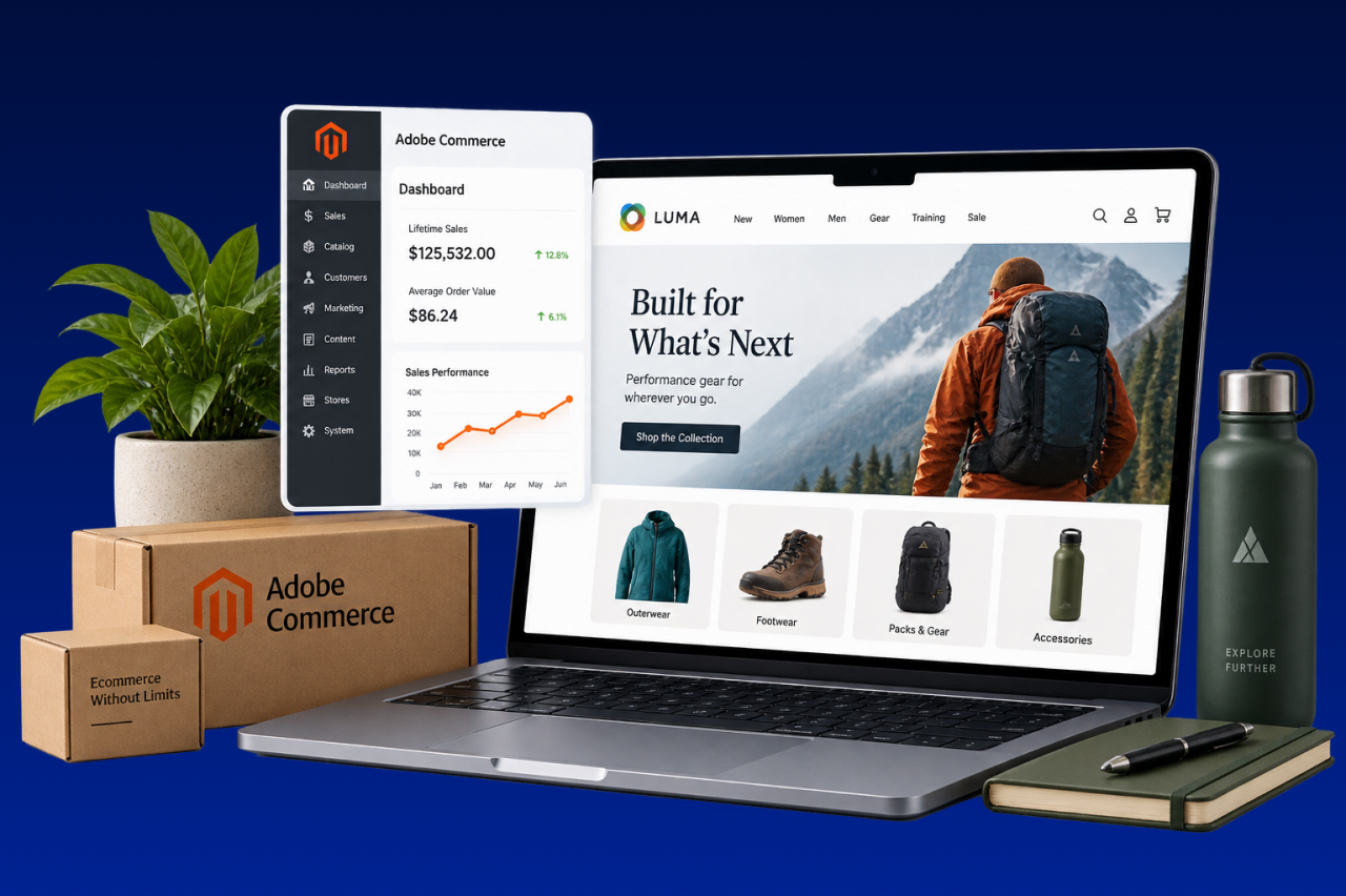 Magento and Adobe Commerce migration illustration