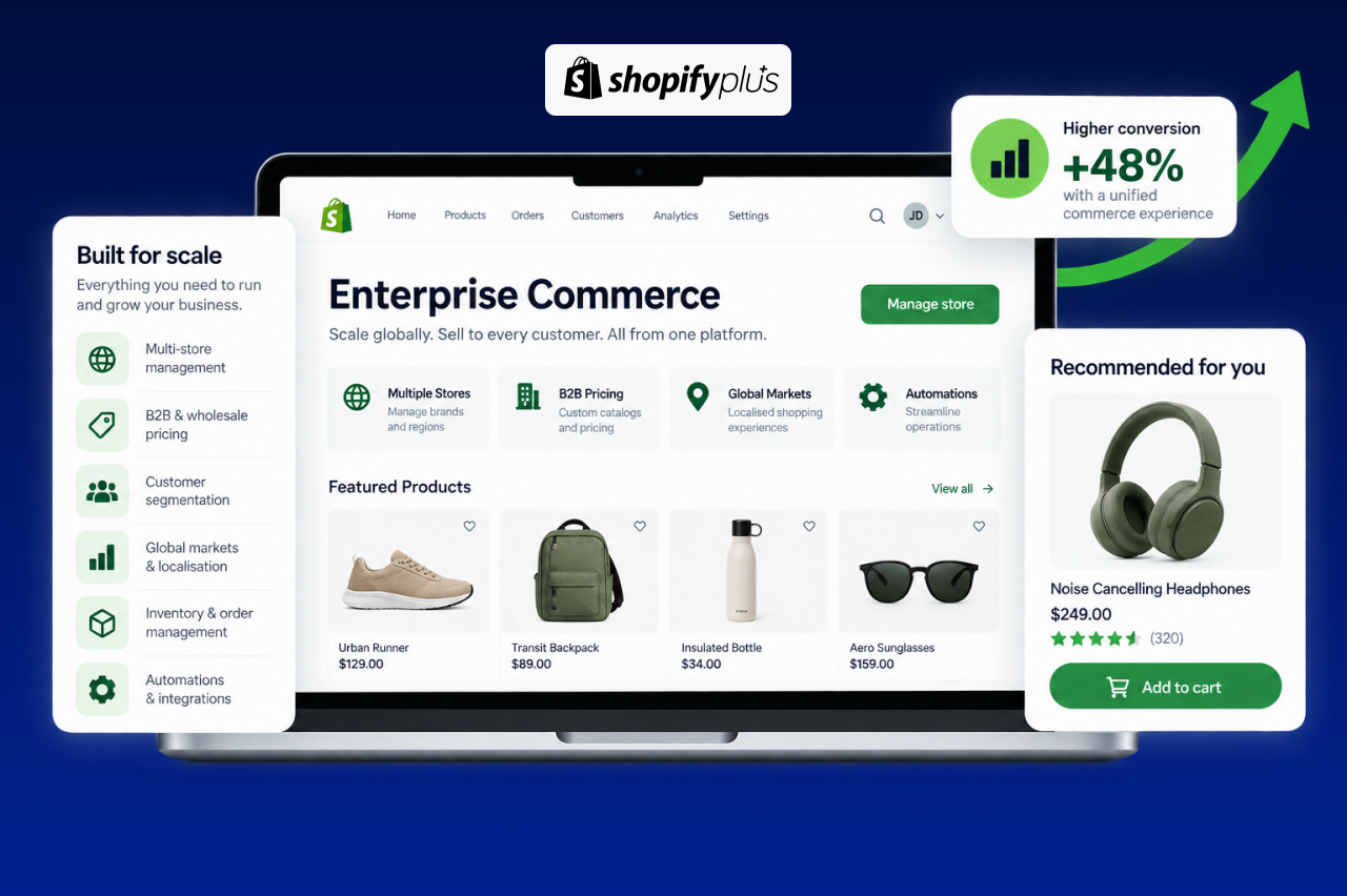 Shopify Plus storefront illustration