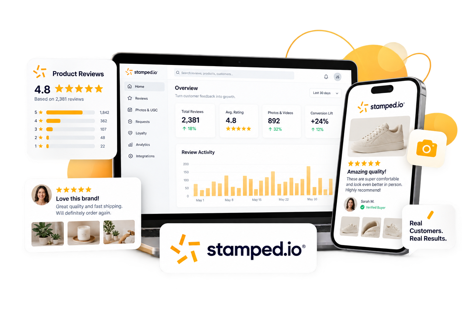 Stamped.io hero illustration