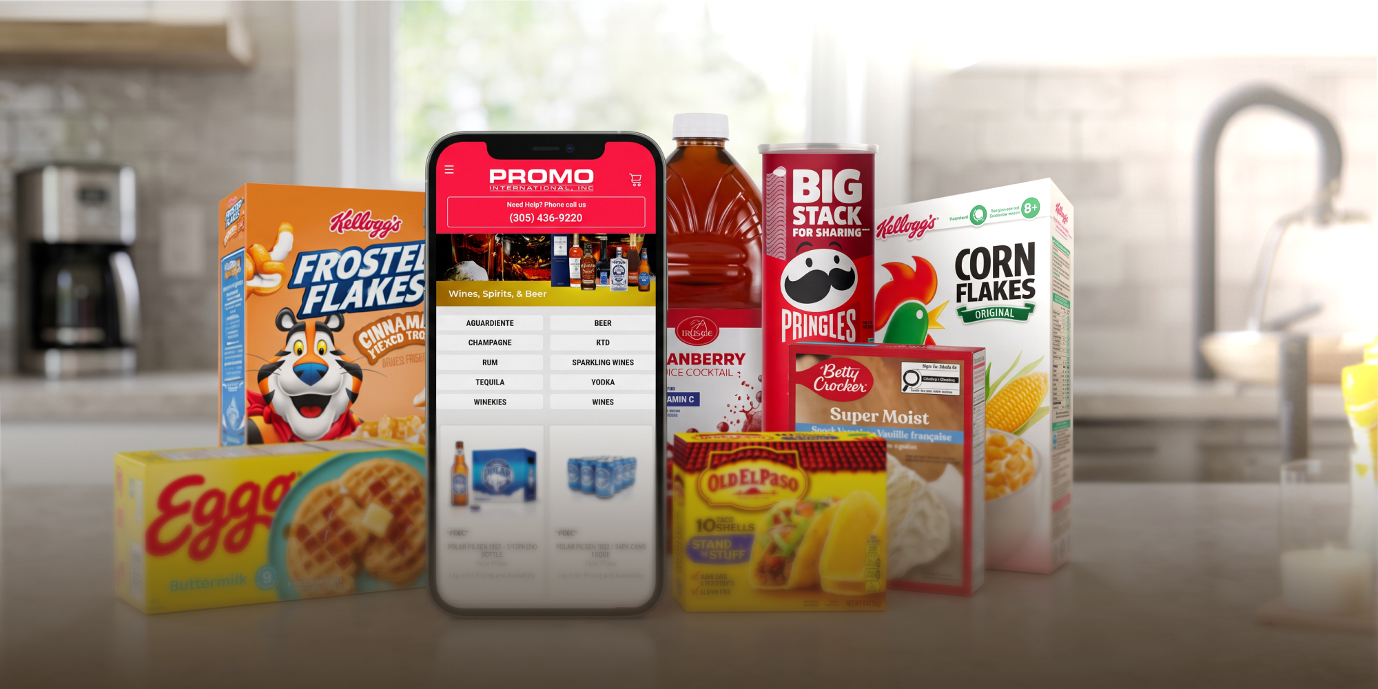 Promo International wholesale products and mobile ecommerce storefront