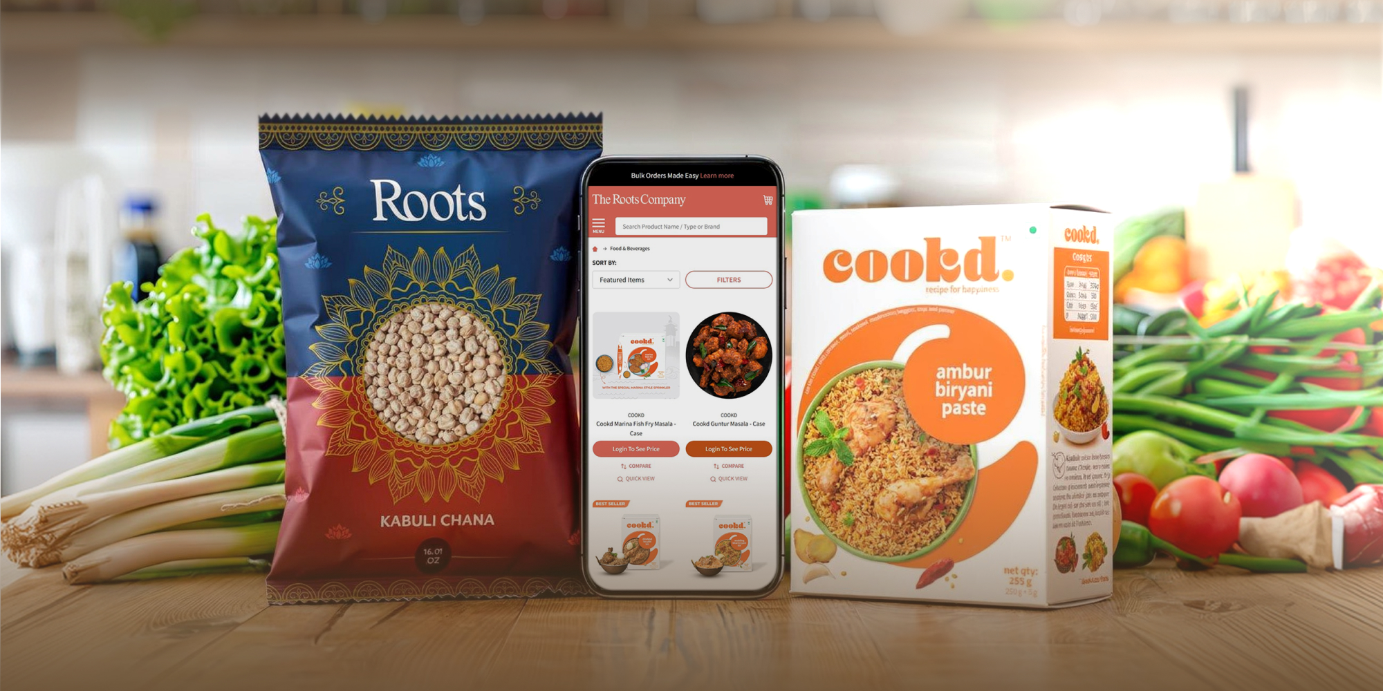 The Roots Company products and B2B ecommerce storefront